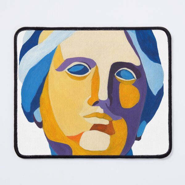 Item preview, Colorful acrylic pop art portrait of Aphrodite designed and sold by rusmashart.