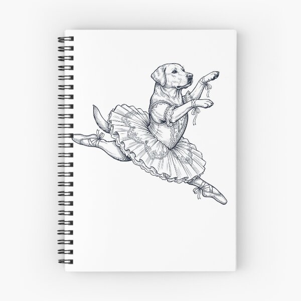 Item preview, Vintage Labrador Retriever Ballet Dancer Ballerina Dog Lover designed and sold by dian-rody-crest.