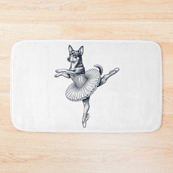 Item preview, Vintage Lancashire Heeler Ballet Dancer Ballerina Dog Lover designed and sold by dian-rody-crest.