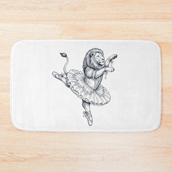 Item preview, Vintage Lion Ballet Dancer Ballerina Animal Lover designed and sold by dian-rody-crest.