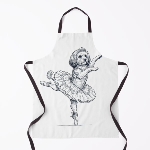 Item preview, Vintage Lowchen Ballet Dancer Ballerina Dog Lover designed and sold by dian-rody-crest.