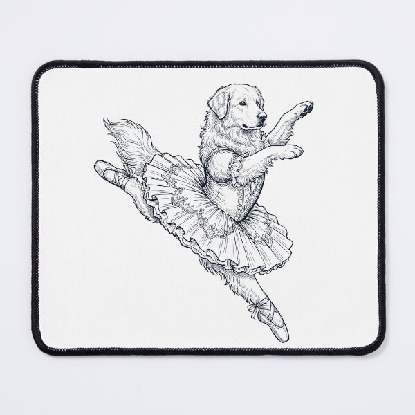 Item preview, Vintage Maremma Sheepdog Ballet Dancer Ballerina Dog Lover designed and sold by dian-rody-crest.
