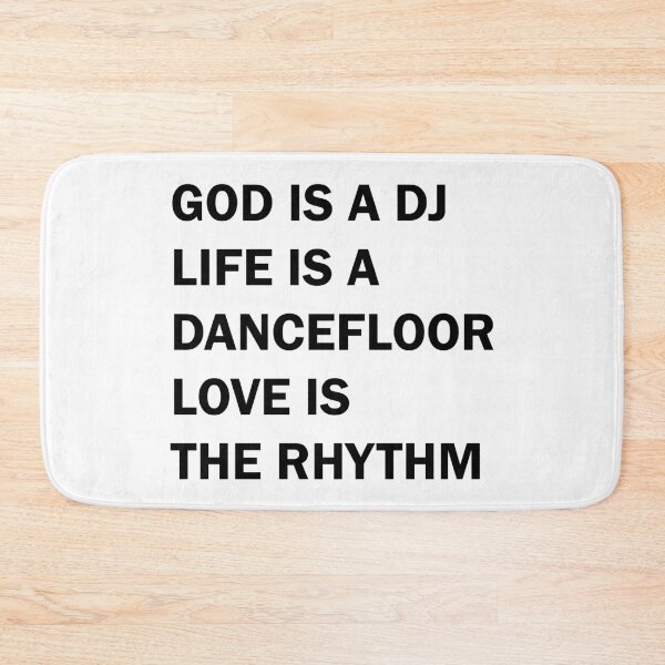 Item preview, God is a dj, Life is a dancefloor, Love is the rhythm designed and sold by VENDRI1.