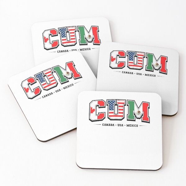 Item preview, CUM Canada USA Mexico Funny Soccer Fan Parody designed and sold by KAWKAW-DRHM.