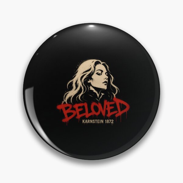 Item preview, Carmilla Beloved Karnstein 1872 Gothic Graffiti Vampire Art designed and sold by Fenay Designs.