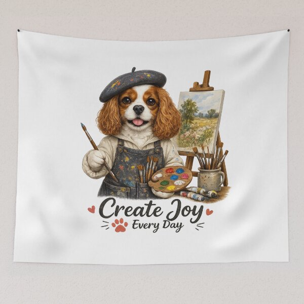 Item preview, Create Joy Blenheim Cavalier designed and sold by SpottyRainbow.