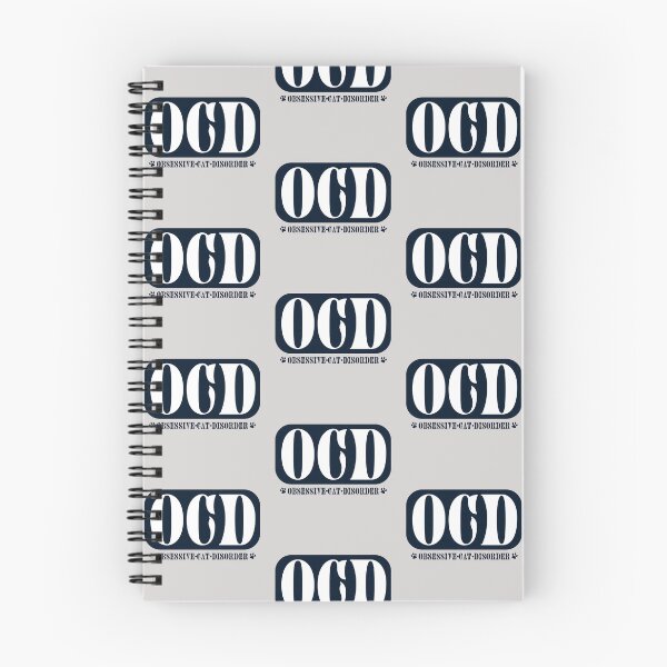 Item preview, OCD Obsessive Cat Disorder Funny Cat Lover Design designed and sold by PrintandJoy.