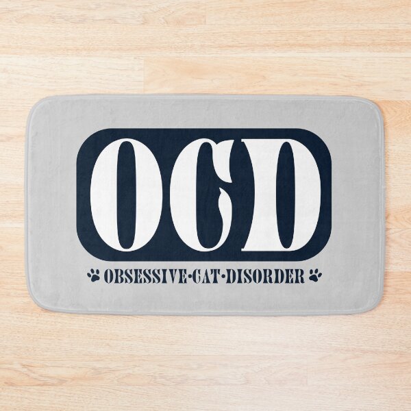 Item preview, OCD Obsessive Cat Disorder Funny Cat Lover Design designed and sold by PrintandJoy.
