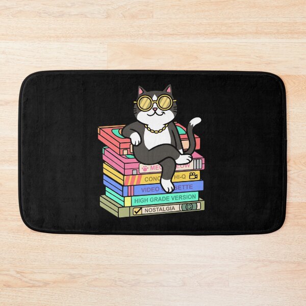 Item preview, Retro VHS Cat Vector Illustration For 90s Nostalgia Lovers designed and sold by roarsomethings.