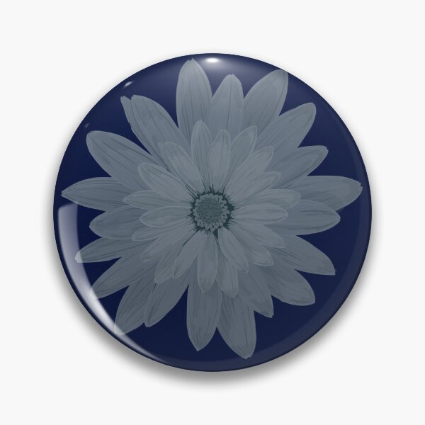 Item preview, Moody Faded Daisy on Dark Navy Blue... designed and sold by Jyoti-Quotes.