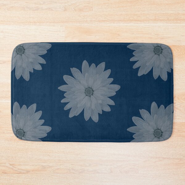 Item preview, Moody Faded Daisy on Dark Navy Blue... designed and sold by ​Jyoti Digital Artist.