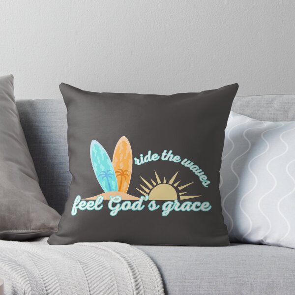 Item preview, Ride The Waves Feel God's Grace - Gifts For Christians Vacations Holidays designed and sold by karolina lindy.