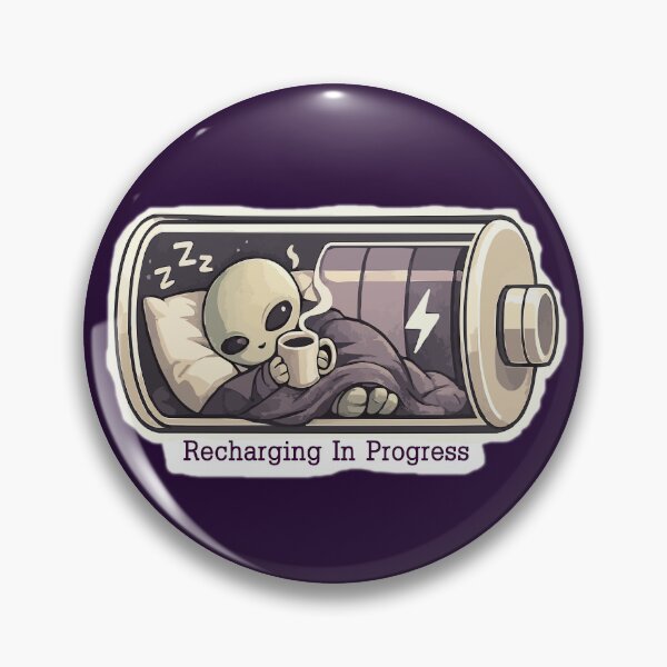 Item preview, Recharging In Progress designed and sold by QuietNovaShop.