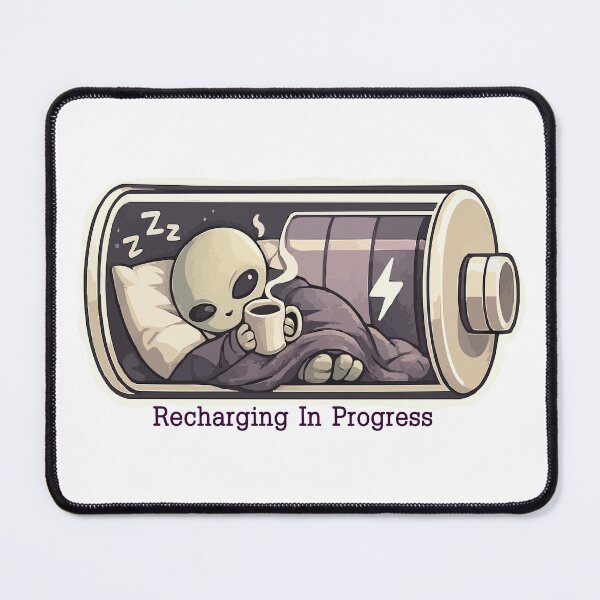 Item preview, Recharging In Progress designed and sold by QuietNovaShop.