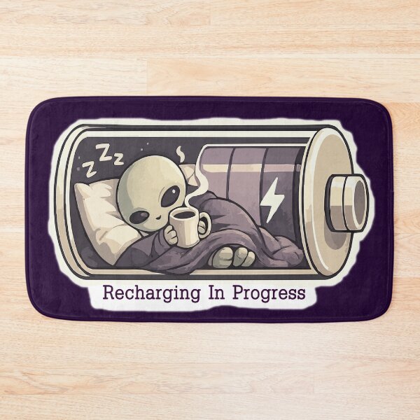 Item preview, Recharging In Progress designed and sold by QuietNovaShop.