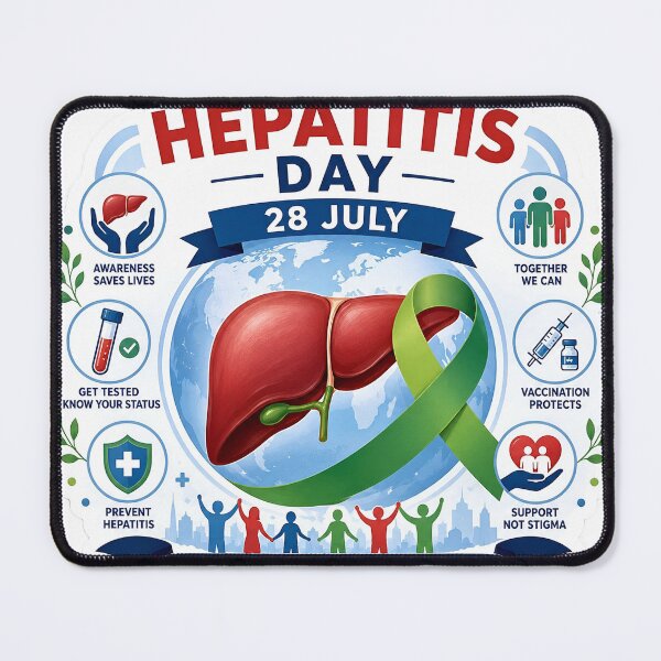 Item preview, World Hepatitis Day Awareness Sticker – One Life, One Liver (28 July) designed and sold by Artisan Finds Online.