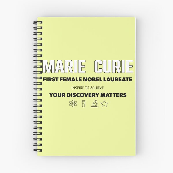 Item preview, Marie Curie Women in Science Inspirational Typography Design designed and sold by Soft Strength Studio.