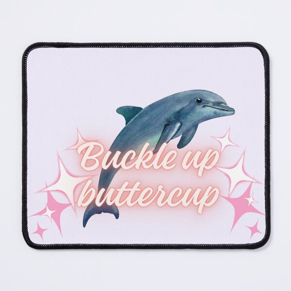 Item preview, Buckle Up Buttercup - Dolphin Jumping Along The Waves designed and sold by dreamhatchh.