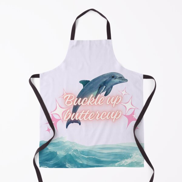 Item preview, Buckle Up Buttercup - Dolphin Jumping Along The Waves designed and sold by dreamhatchh.