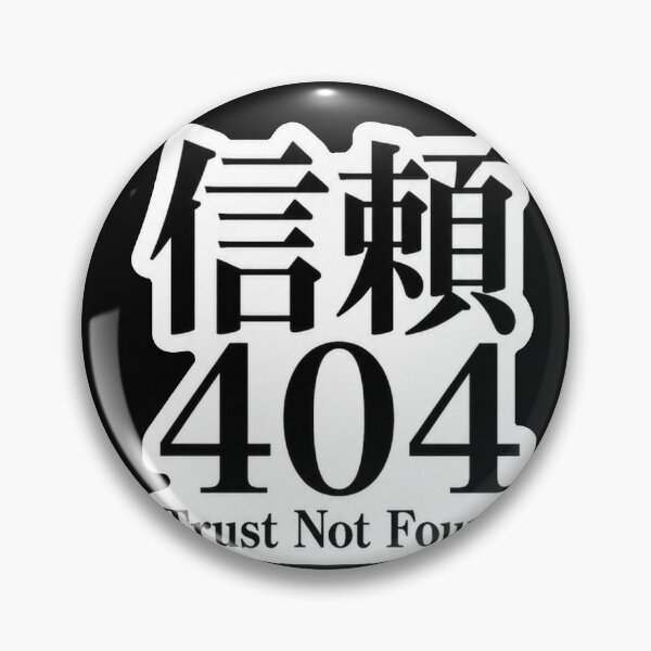 Item preview, Trust 404 (信頼) - White Cyberpunk Anime Girl JDM Sticker designed and sold by Japan-kanji-ya.