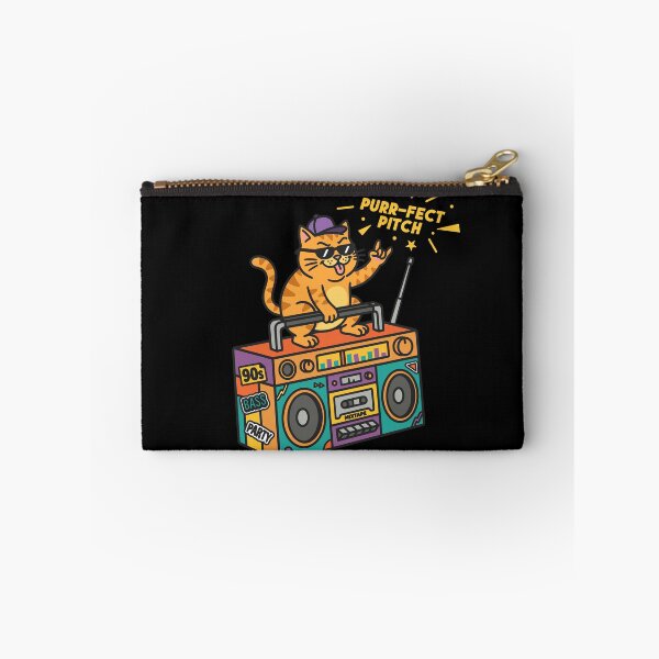Item preview, Retro Boombox Cat Vintage 90s Cartoon For Music Cat Lover designed and sold by roarsomethings.