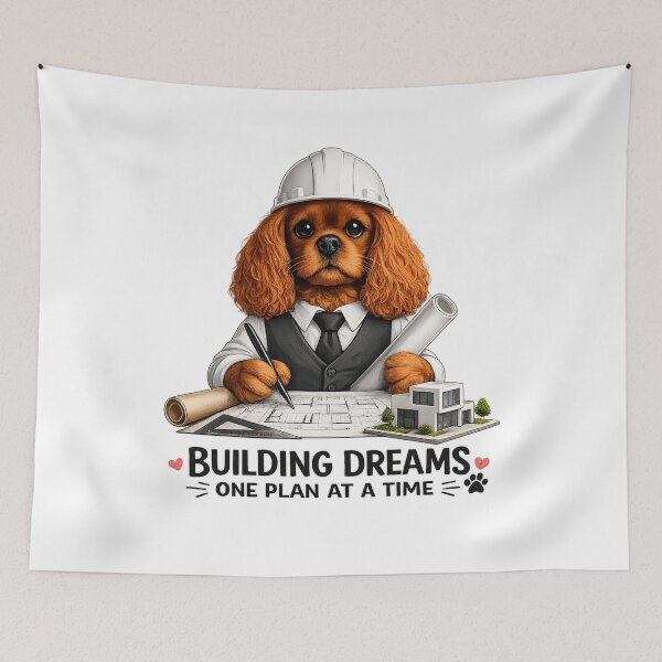 Item preview, Building Dreams Ruby Cavalier designed and sold by SpottyRainbow.
