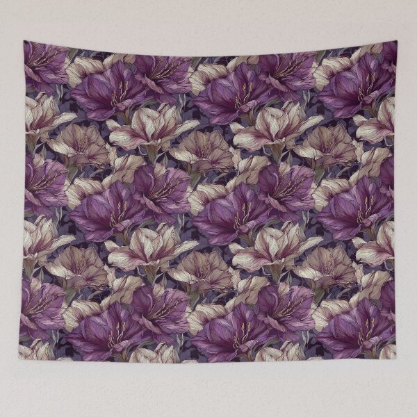 Item preview, Edgy Amaryllis Print  - Birth Flower Pattern   - Best Gifts For Women designed and sold by RoyalStarsPatts.