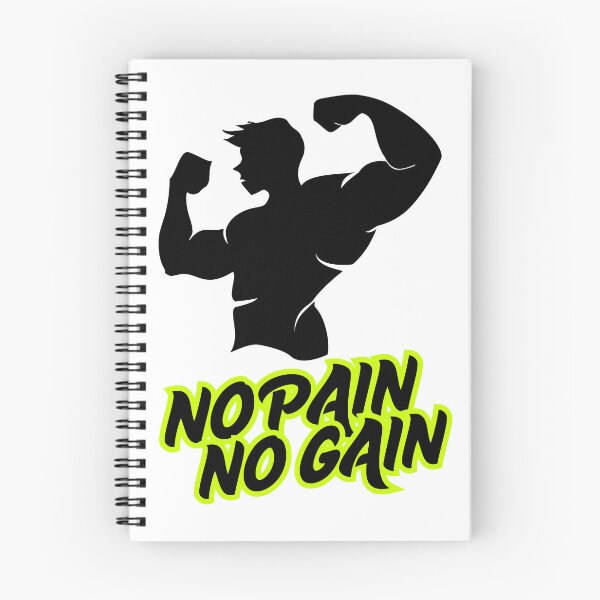 Item preview, No Pain No Gain Bodybuilding Gym Design designed and sold by Nuvoro Gifts.