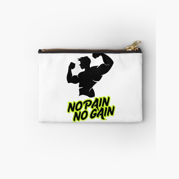 Item preview, No Pain No Gain Bodybuilding Gym Design designed and sold by Nuvoro Gifts.