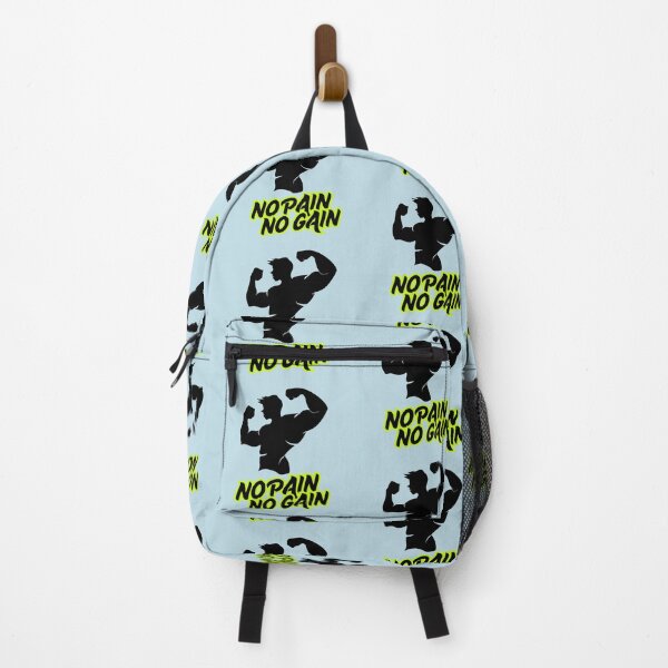 Item preview, No Pain No Gain Bodybuilding Gym Design designed and sold by Nuvoro Gifts.