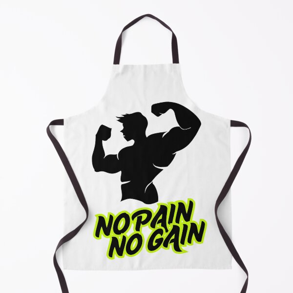 Item preview, No Pain No Gain Bodybuilding Gym Design designed and sold by Nuvoro Gifts.