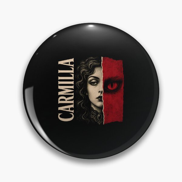 Artikelvorschau, Carmilla Torn Portrait Red Vampire Eye Gothic Horror Art entworfen und verkauft von Fenay Designs.