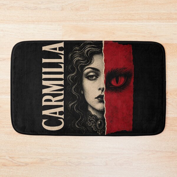 Item preview, Carmilla Torn Portrait Red Vampire Eye Gothic Horror Art designed and sold by Fenay Designs.