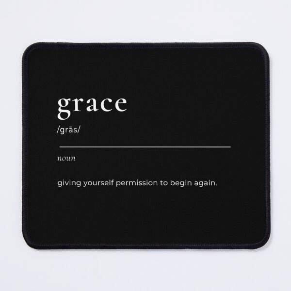 Item preview, Grace Definition Print | Minimal Healing Quote Aesthetic Typography Shirt designed and sold by Stillpath Co..