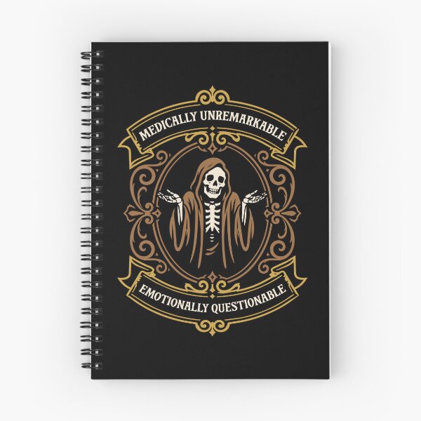 Item preview, Medically Unremarkable Emotionally Questionable Funny designed and sold by pixeptional.