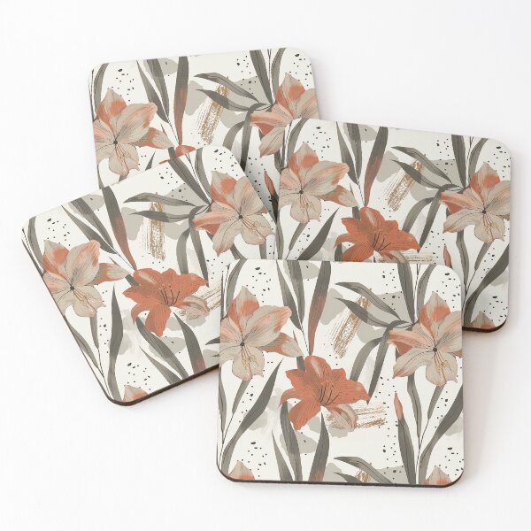 Item preview, Exotic Amaryllis Texture  - Flower Garden Pattern   - Best Gifts For Mom designed and sold by RoyalStarsPatts.
