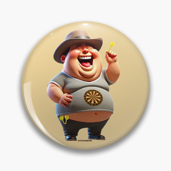 Item preview, Spickermanni the dart pro with cowboy hat - dartboard designed and sold by Segasprojects.