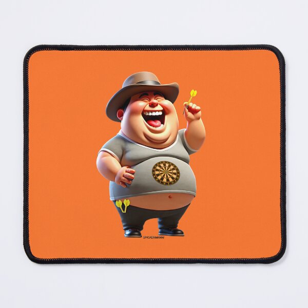 Item preview, Spickermanni the dart pro with cowboy hat - dartboard designed and sold by Segasprojects.