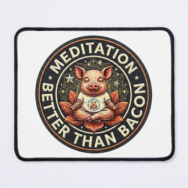 Item preview, Meditation: Better Than Bacon designed and sold by Finding Source Designs.
