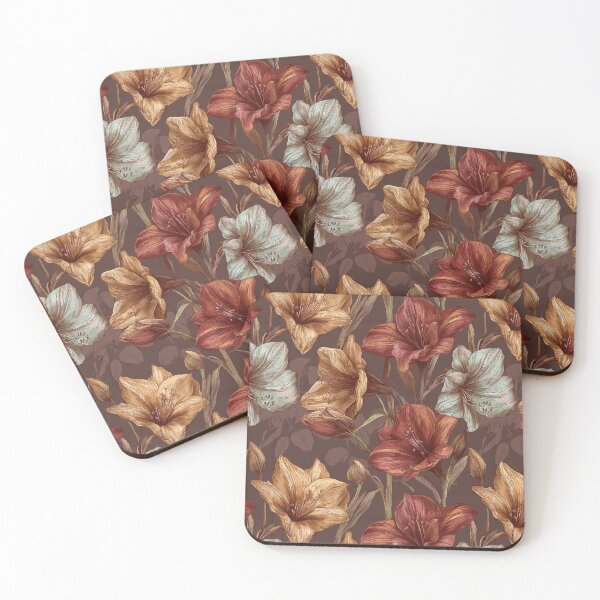Item preview, Classic Amaryllis Print  - Botanical Garden Pattern   - Birthday Gift For Wife designed and sold by RoyalStarsPatts.