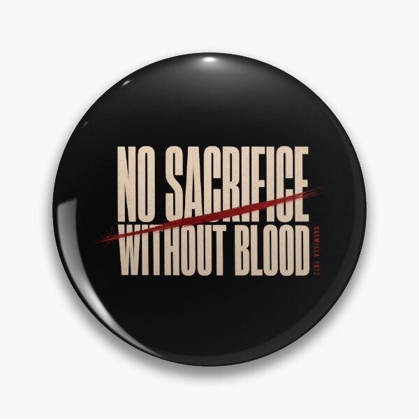 Item preview, Carmilla No Sacrifice Without Blood Gothic Quote Vampire Art designed and sold by Fenay Designs.