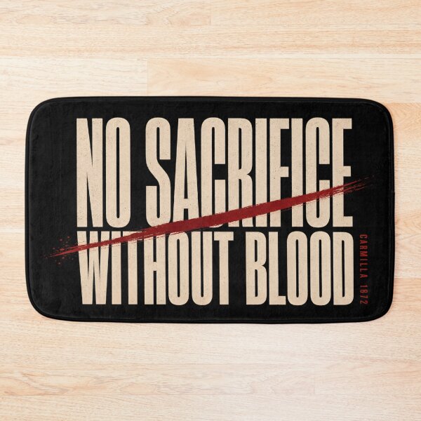 Item preview, Carmilla No Sacrifice Without Blood Gothic Quote Vampire Art designed and sold by Fenay Designs.
