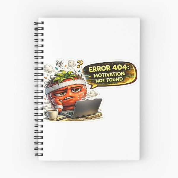 Item preview, Error 404 Motivation Not Found Funny Burnt Out Tomato IT Work Humor designed and sold by Bhinfy.