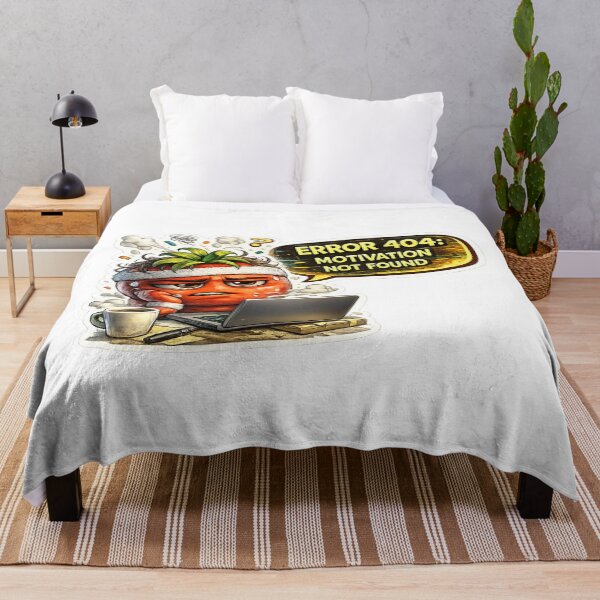 Item preview, Error 404 Motivation Not Found Funny Burnt Out Tomato IT Work Humor designed and sold by Bhinfy.