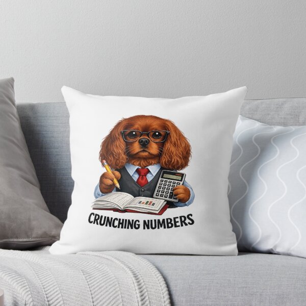 Item preview, Crunching Numbers Ruby Cavalier designed and sold by SpottyRainbow.