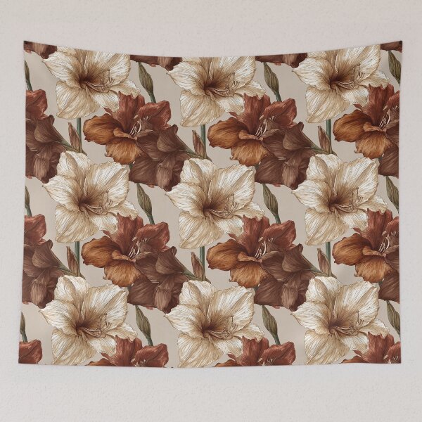 Item preview, Stunning Amaryllis Texture  - Birth Flower Pattern   - Birthday Gift Ideas designed and sold by RoyalStarsPatts.