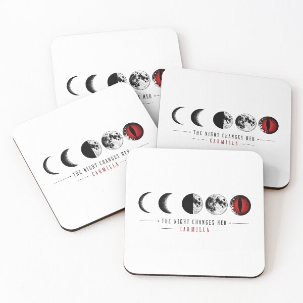 Item preview, Carmilla The Night Changes Her Moon Phases Vampire Gothic Art designed and sold by Fenay Designs.
