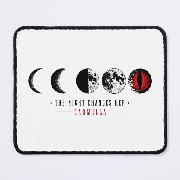 Item preview, Carmilla The Night Changes Her Moon Phases Vampire Gothic Art designed and sold by Fenay Designs.
