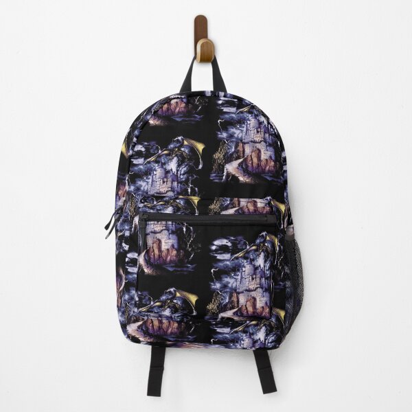 Item preview, Dark Fantasy Dragon Castle Gothic Medieval Art designed and sold by KAWKAW-DRHM.