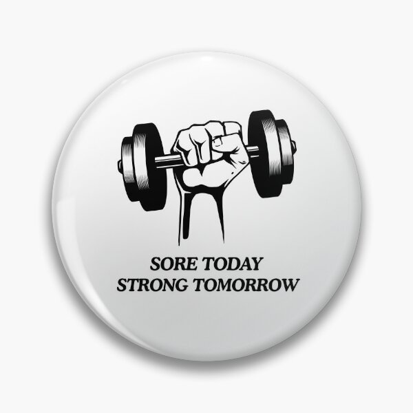 Item preview, Sore Today Strong Tomorrow Weightlifting Design designed and sold by Nuvoro Gifts.